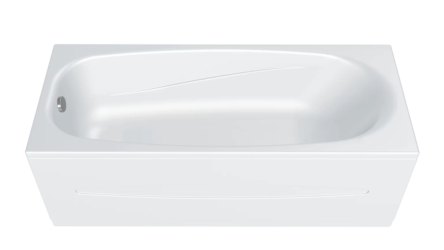 Акриловая ванна OVIVA 150Х70 с усиленным каркасом в комплекте