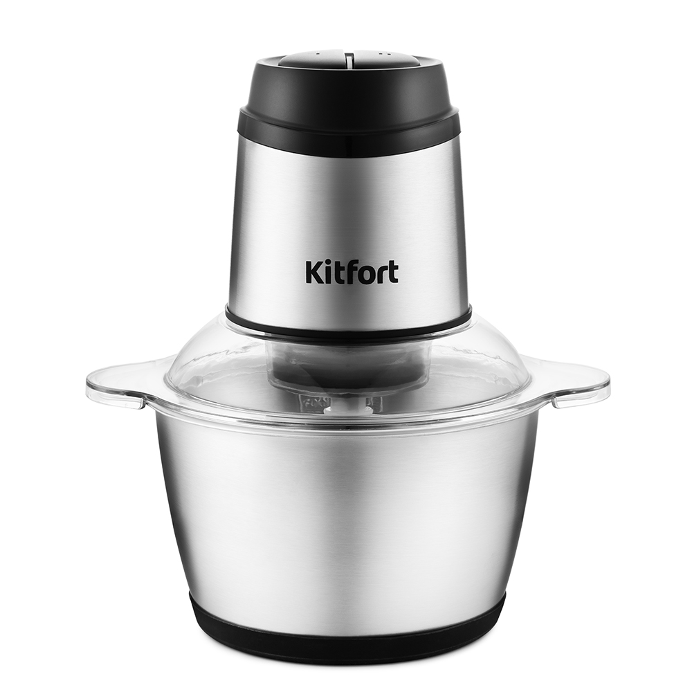 Измельчитель Kitfort КТ-3025 серебристый измельчитель kitfort кт 3510 серый