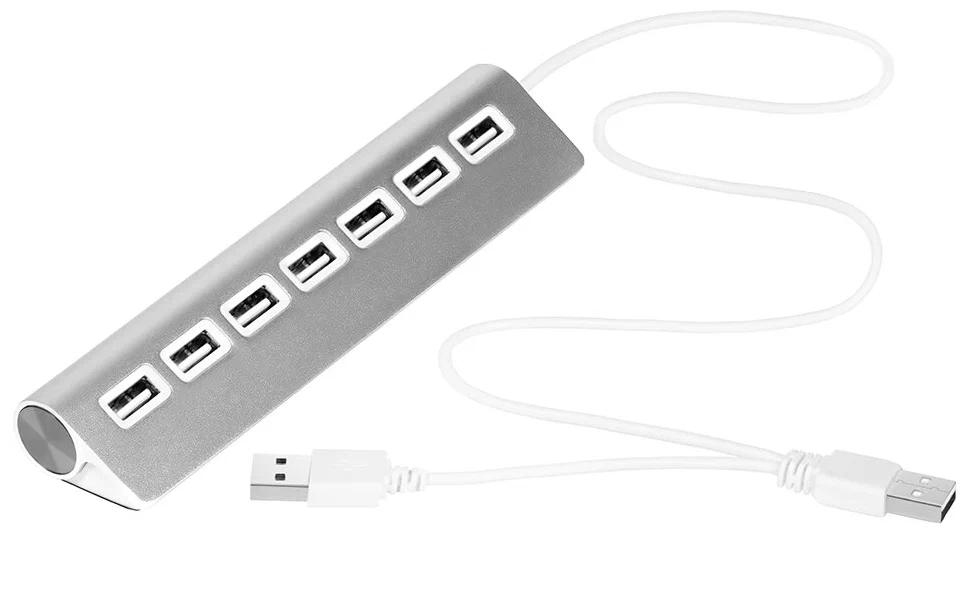 

Разветвитель для компьютера Plug&Play USB Hub 2.0 на 7 портов, USB Hub 2.0 на 7 портов