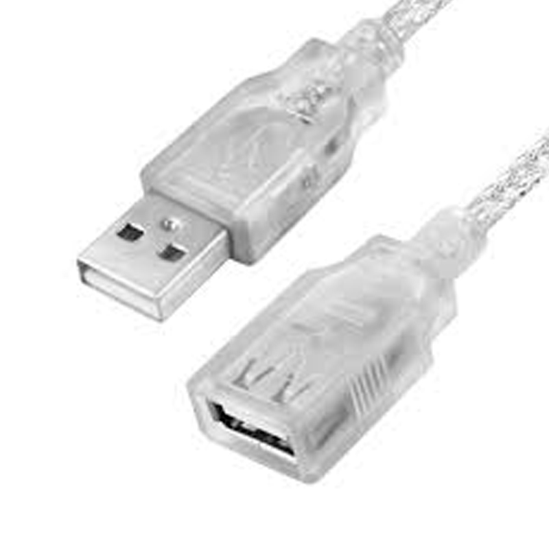 Удлинитель GCR USB A - USB A вилка-розетка 1.8м  белый