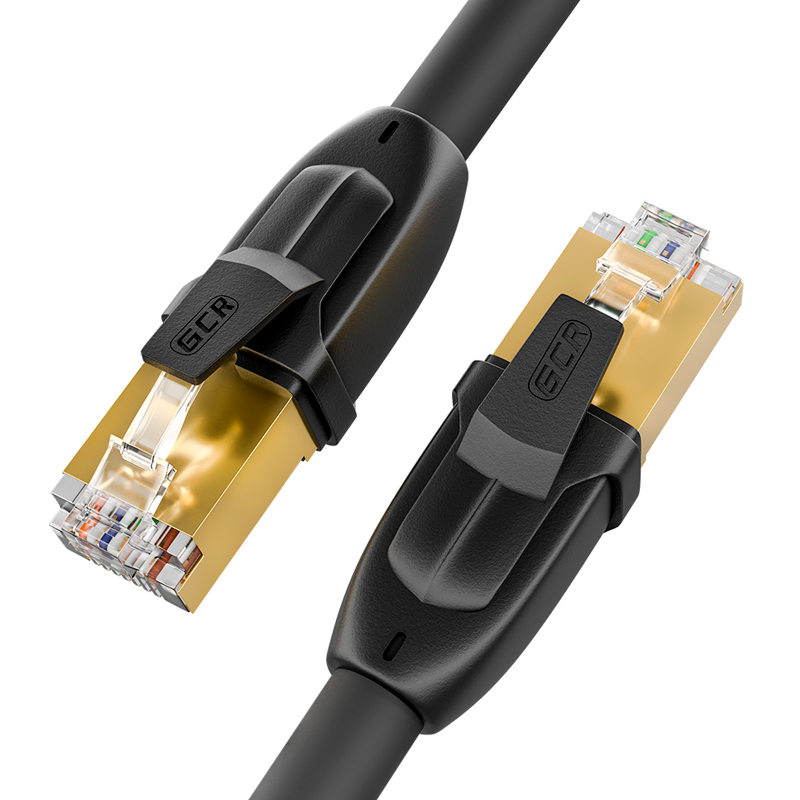 

Патч-корд GCR RJ45 - RJ45 вилка-вилка 15м черный