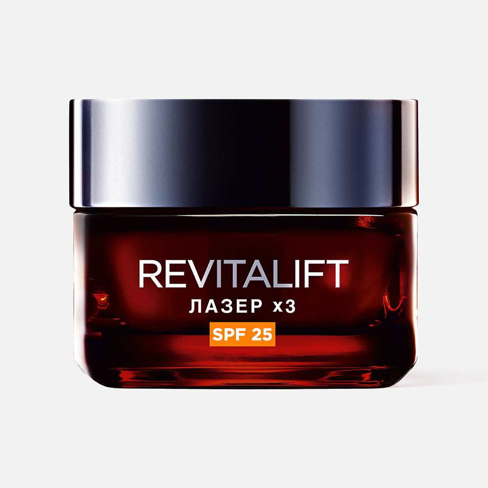 Крем для лица L'Oreal Paris Revitalift Лазер х3 антивозрастной дневной, от морщин, 50 мл