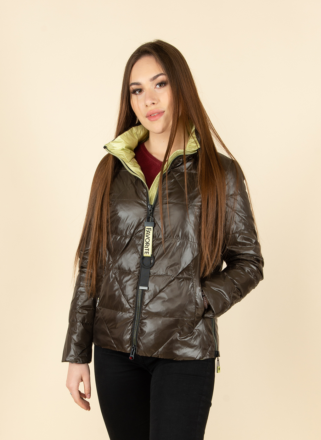 

Куртка женская Britt 53489 зеленая 42 RU, 53489