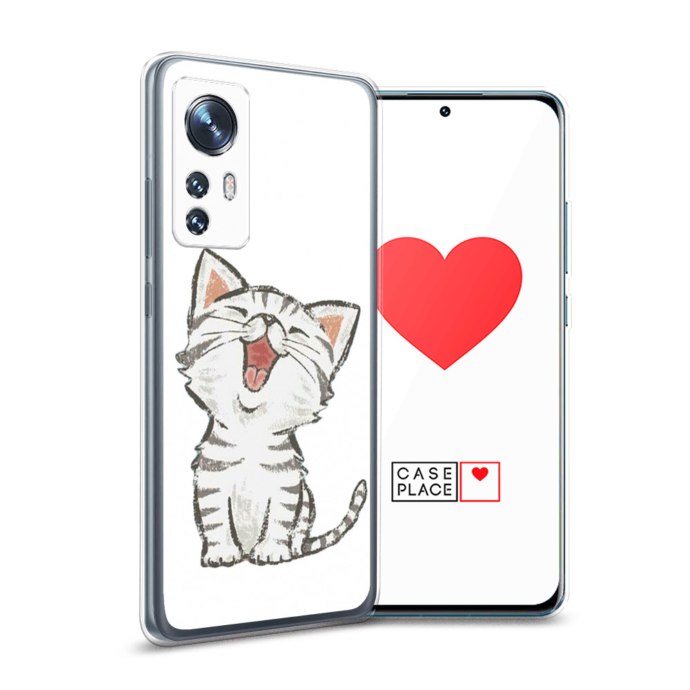 

Силиконовый чехол Awog "Котенок рисованный" для Xiaomi 12, Белый, 312350-1