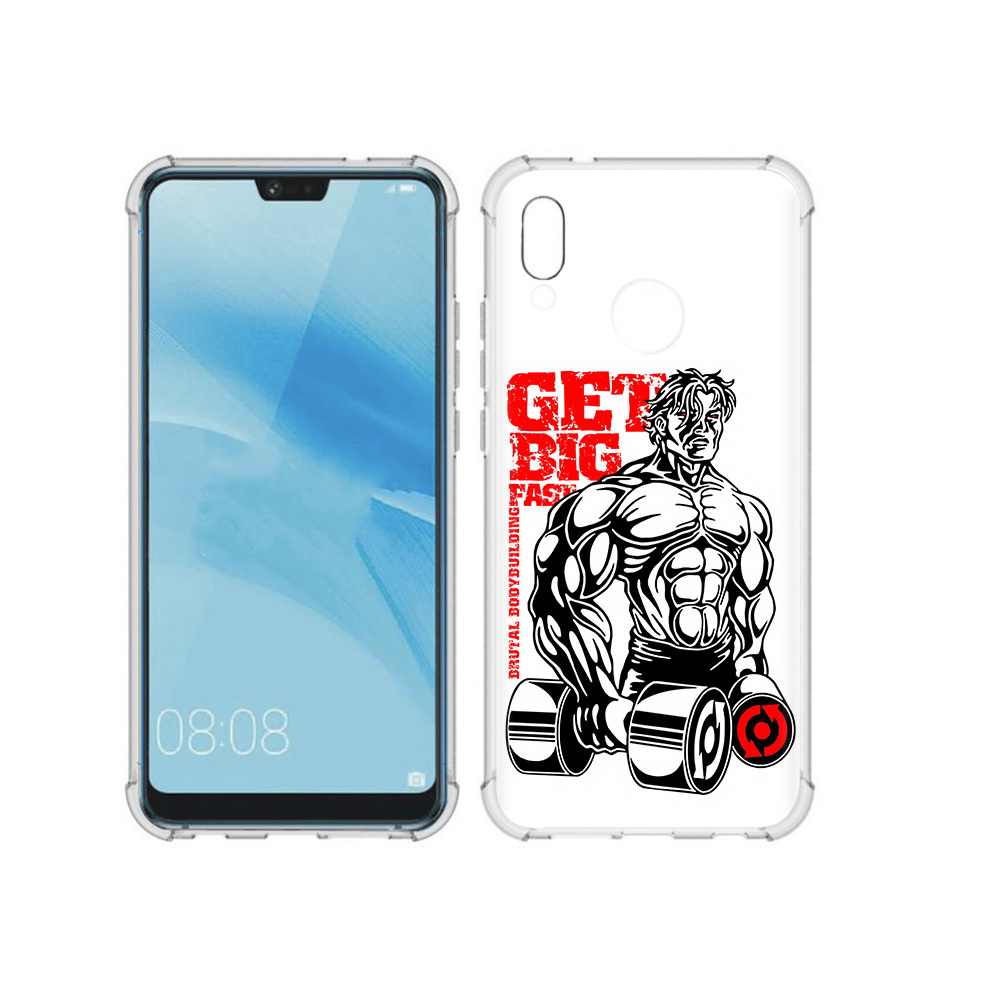 Чехол MyPads Tocco для Huawei P20 Lite накаченное тело (PT130405.51.495)