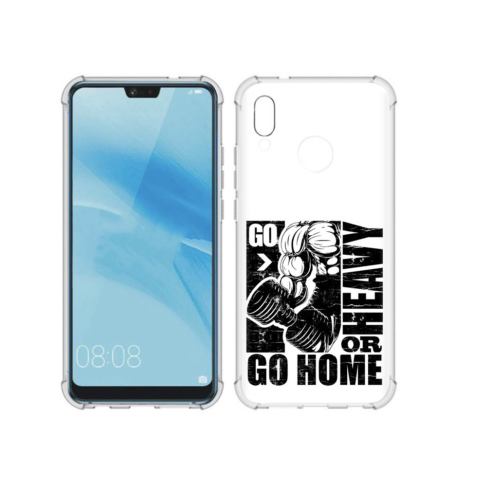 

Чехол MyPads Tocco для Huawei P20 Lite накаченные руки (PT130405.51.496), Прозрачный, Tocco