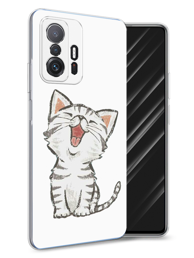 

Чехол Awog на Xiaomi Mi 11T/11T Pro "Котенок рисованный", Разноцветный, 311250-1