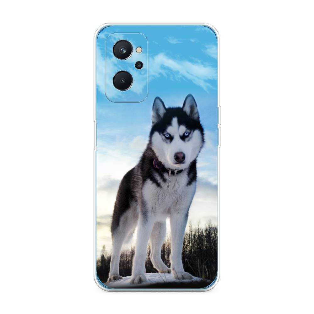 

Чехол Awog на Realme 9i "Хаски 3", Разноцветный, 258050-2