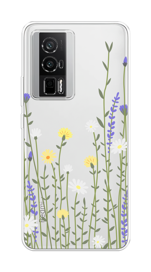 

Чехол на Xiaomi Redmi K60/Poco F5 Pro "Ромашка и лаванда", Зеленый;желтый;прозрачный, 317450-1