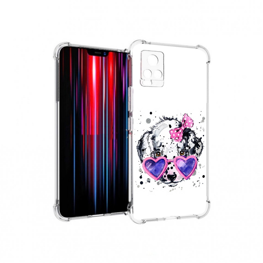 

Чехол MyPads Tocco для Vivo V20 PRO долматинец в очках (PT226964.386.337), Прозрачный, Tocco