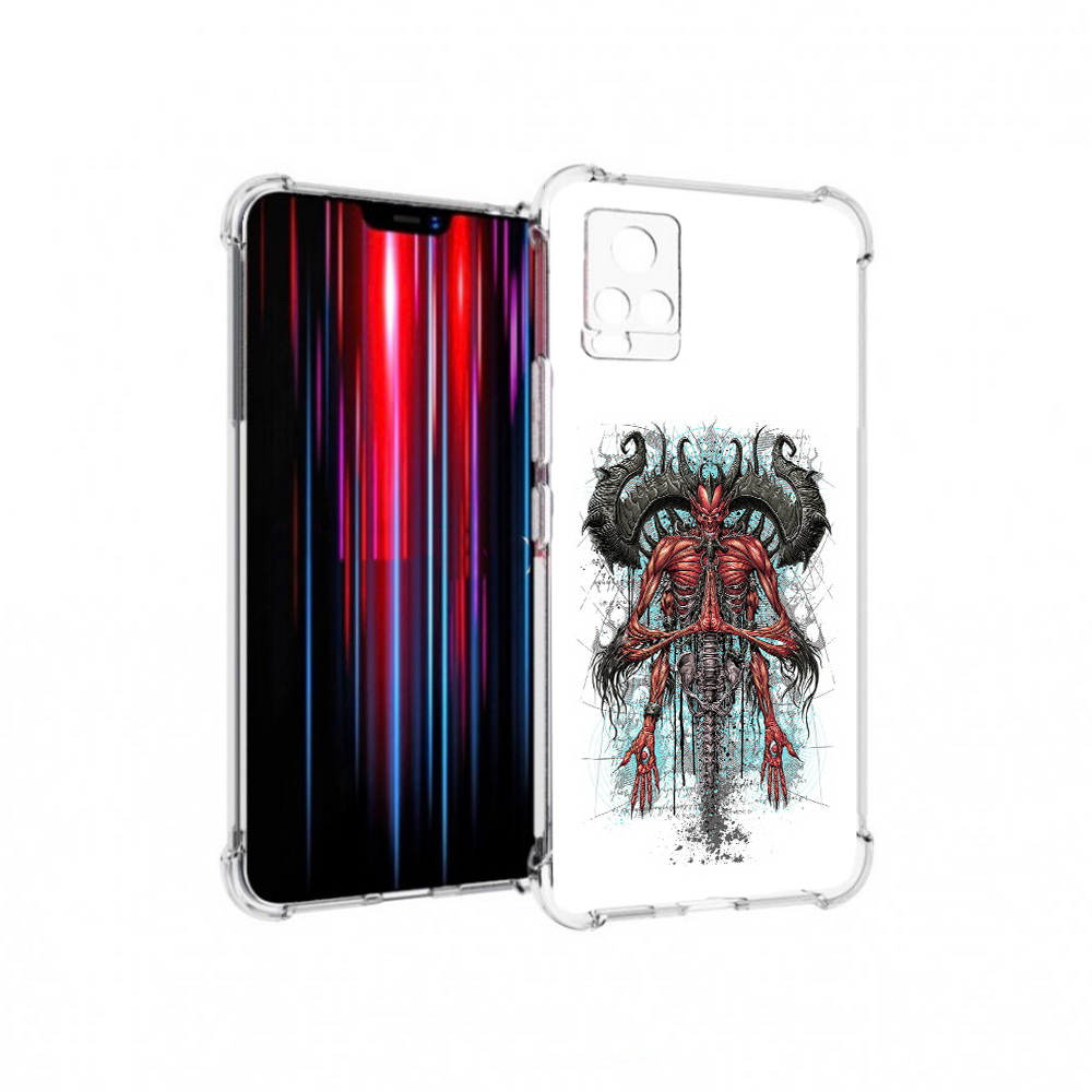 

Чехол MyPads Tocco для Vivo V20 PRO дьявол (PT226964.386.340), Прозрачный, Tocco
