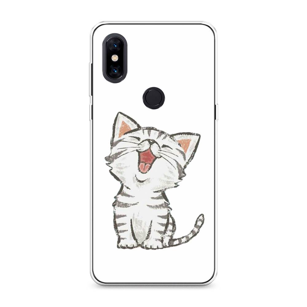 

Чехол Awog на Xiaomi Mi Mix 3 "Котенок рисованный", Разноцветный, 34950-1