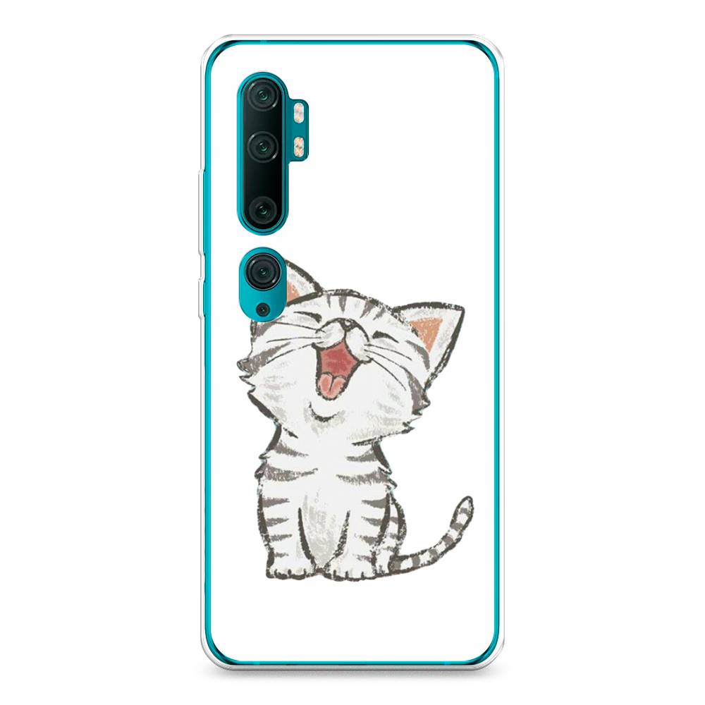 

Чехол Awog на Xiaomi Mi Note 10/Mi Note 10 Pro "Котенок рисованный", Разноцветный, 37350-1