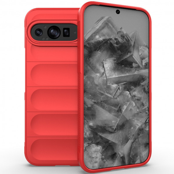 

Чехол RosCase Flex Silicone для Google Pixel 9 Pro XL, Красный
