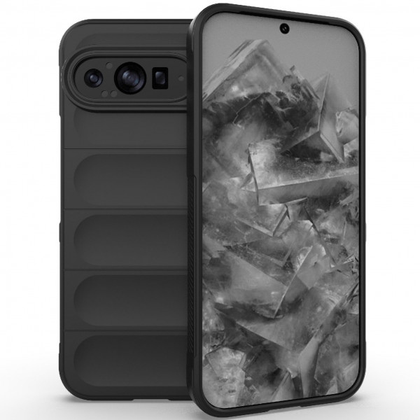 

Чехол RosCase Flex Silicone для Google Pixel 9 Pro XL, Черный