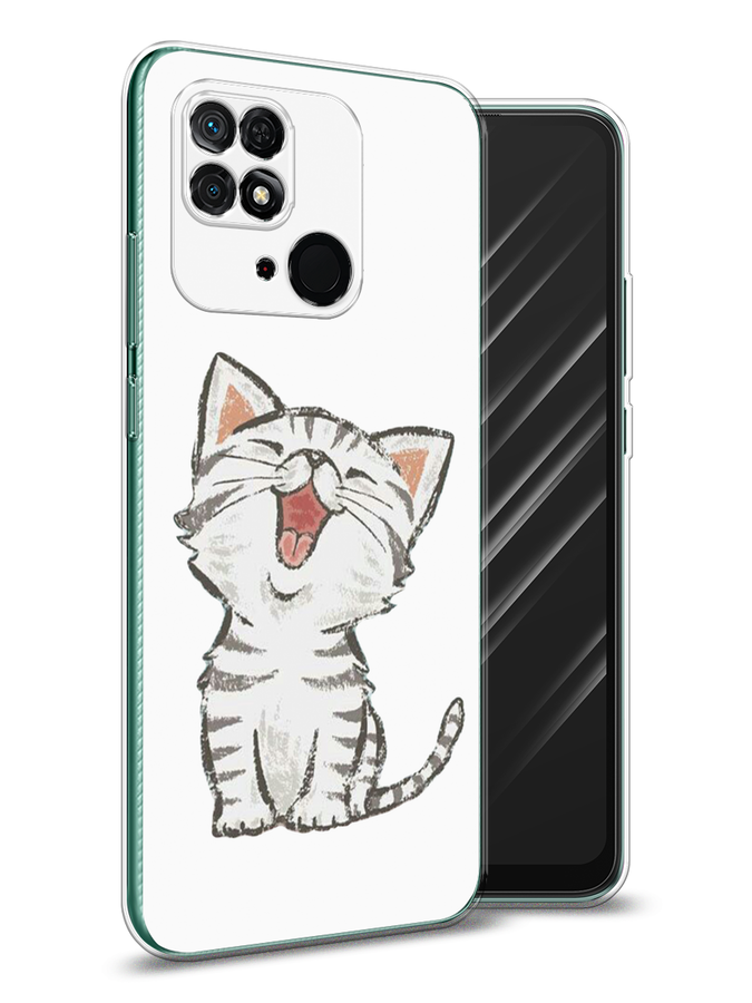

Чехол Awog на Xiaomi Redmi 10C "Котенок рисованный", Разноцветный, 313450-1