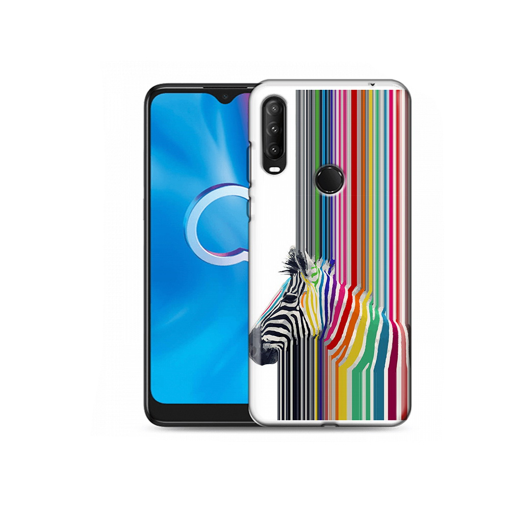 

Чехол MyPads Tocco для Alcatel 1S (2020) 5028Y радужная зебра (PT145668.665.565), Прозрачный, Tocco