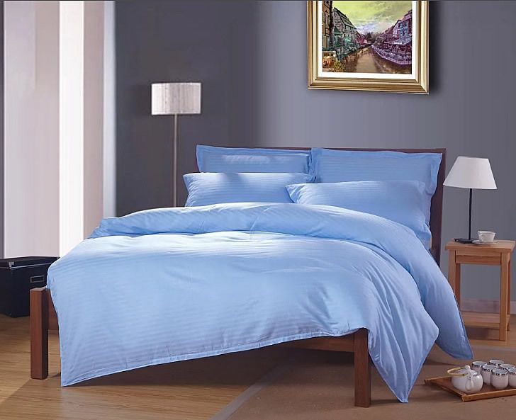 

Пододеяльник Maktex из страйп-сатина 200 х 220 Небесный 0,5х0,5, Голубой, Пододеяльники из страйп-сатина 135