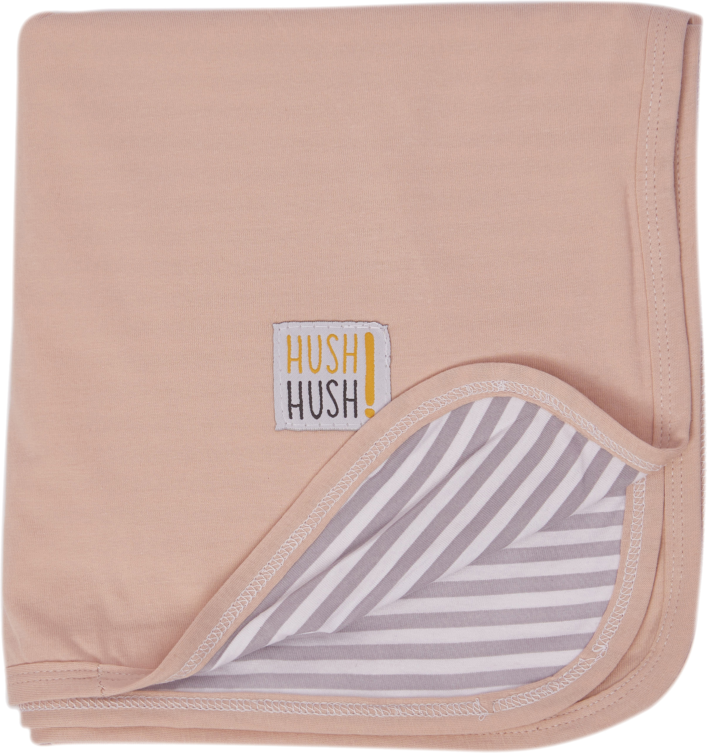 фото Двусторонний детский плед hush hush! rose/stripes 22/13