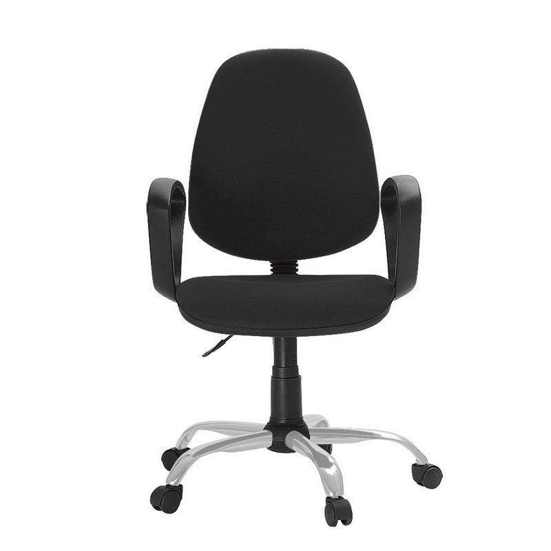 Кресло офисное Easy Chair 222 черное (ткань, металл), 622253