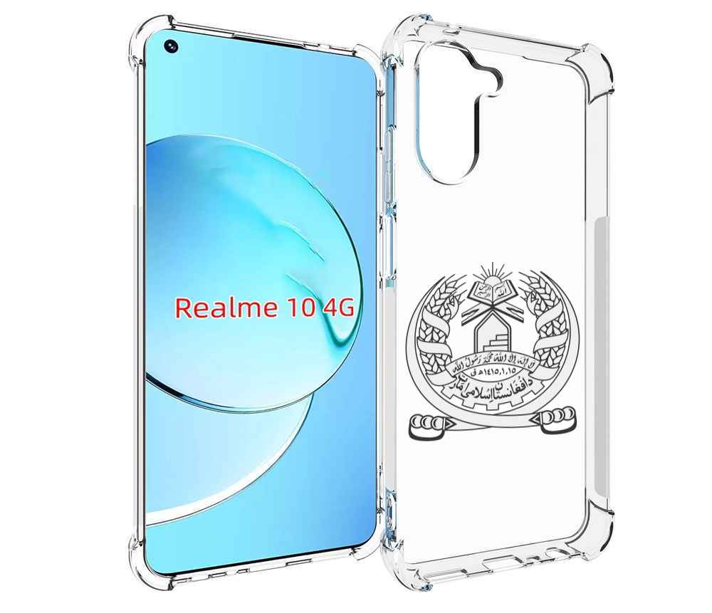 

Чехол MyPads герб-афганистан для Realme 10, Прозрачный, Tocco