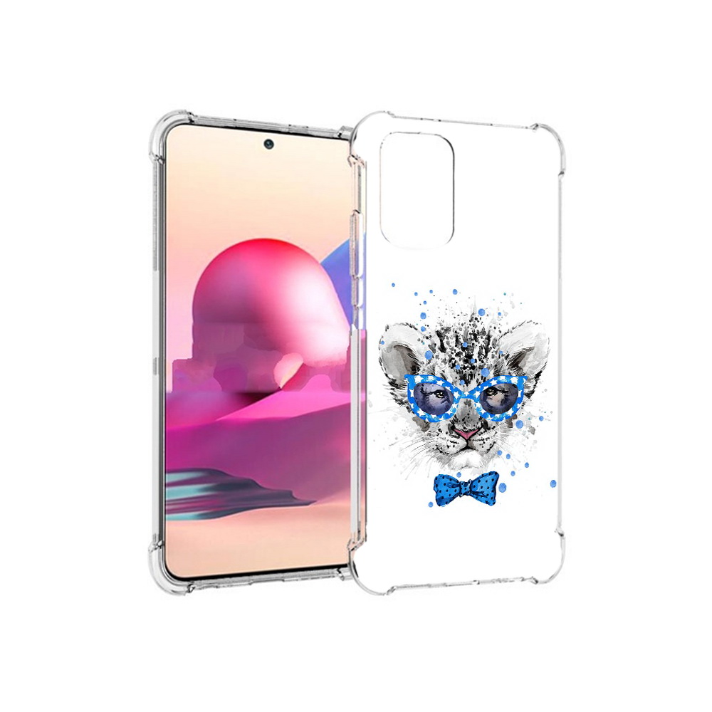 

Чехол MyPads Tocco для Xiaomi Redmi Note 10S тигренок с бабочкой (PT158704.257.642), Прозрачный, Tocco
