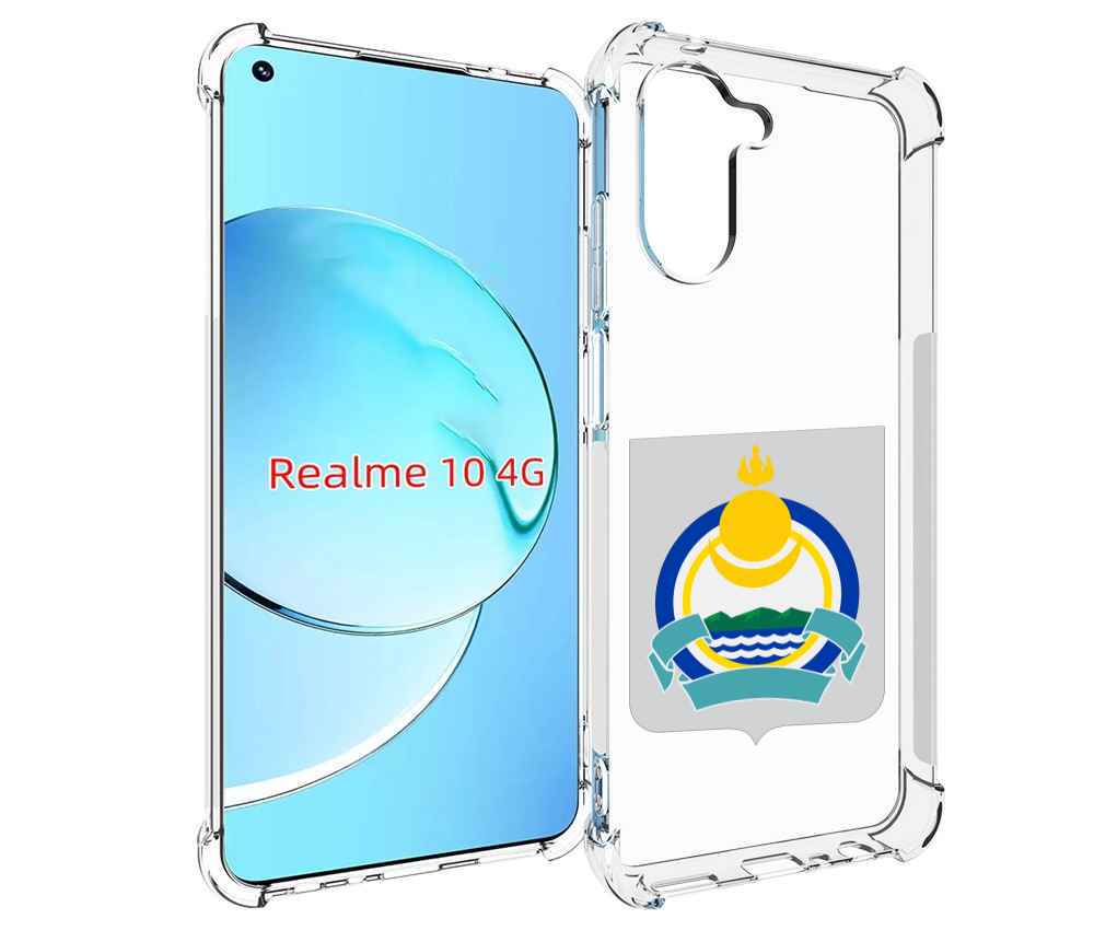 

Чехол MyPads герб-бурятия для Realme 10, Прозрачный, Tocco