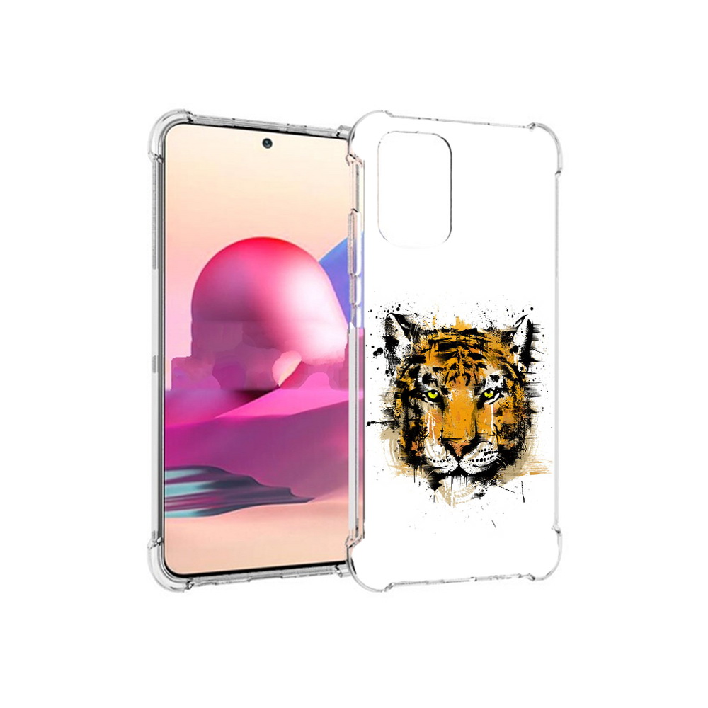 

Чехол MyPads Tocco для Xiaomi Redmi Note 10S тигруля (PT158704.257.643), Прозрачный, Tocco