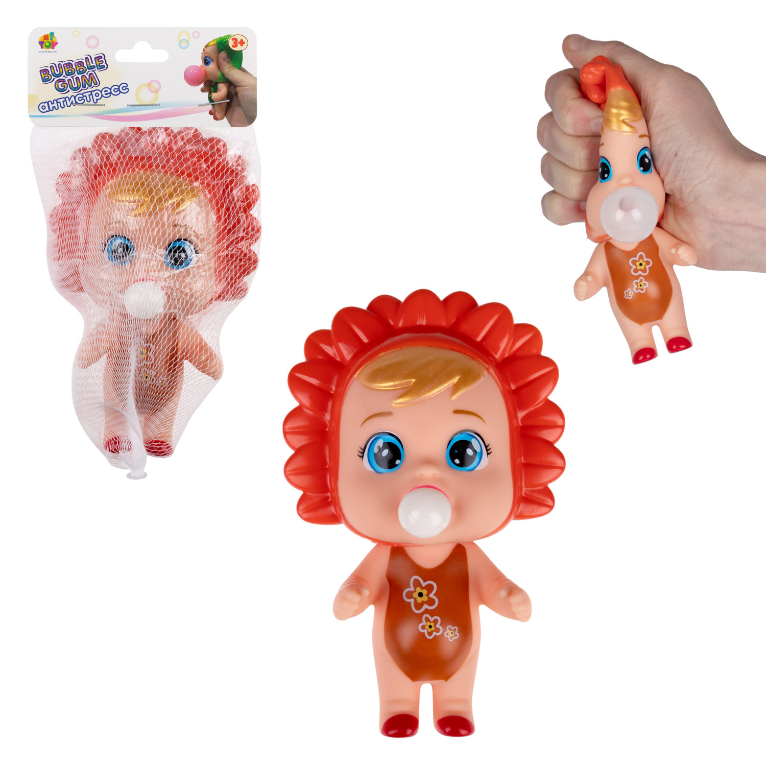 

Сквиши, поп ит (pop it) и снаперсы 1toy Т23453-6 Т23453-6, Красный, Т23453-6