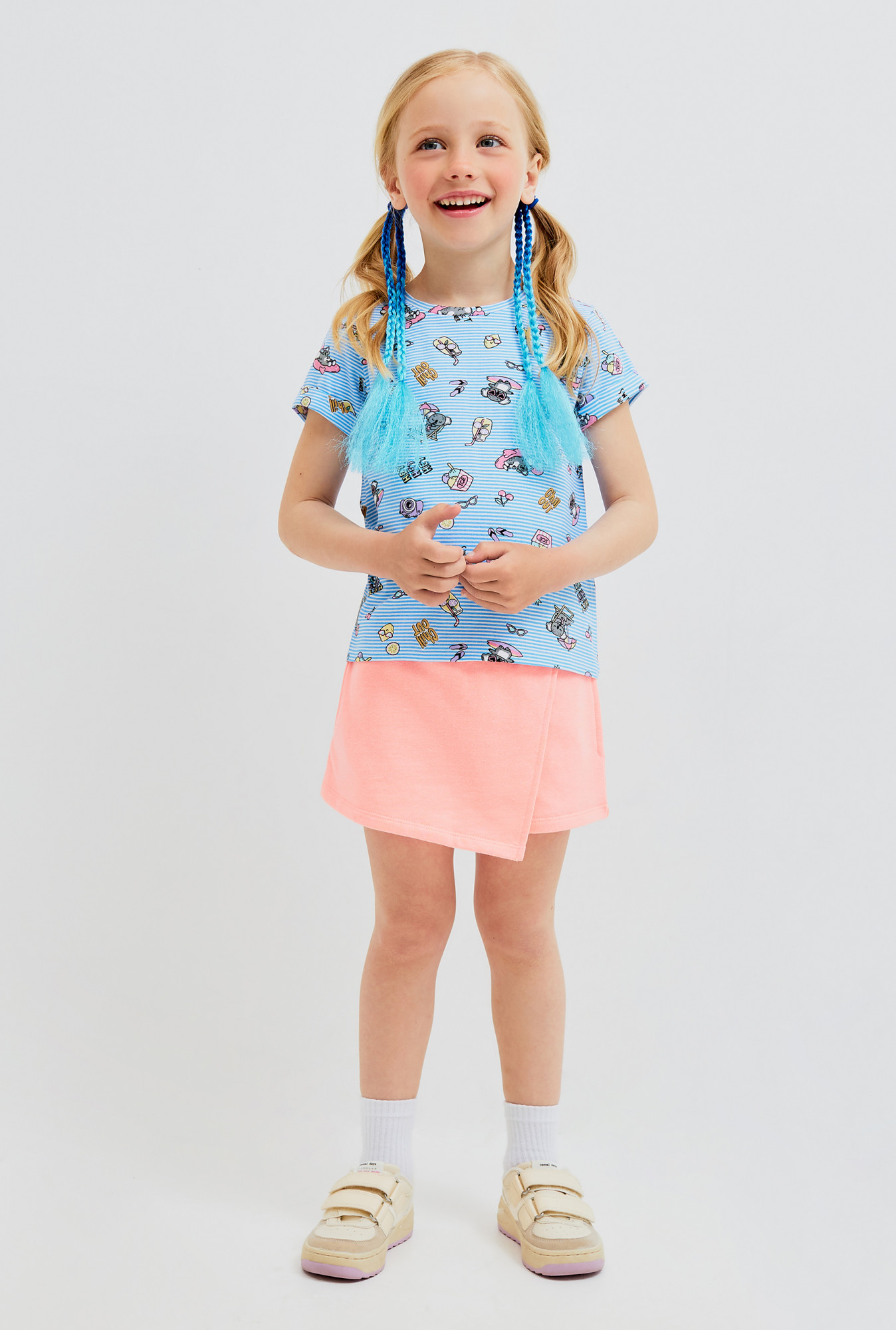 

Шорты для девочек Acoola 20220420077 цв.коралловый р.104, 20220420077