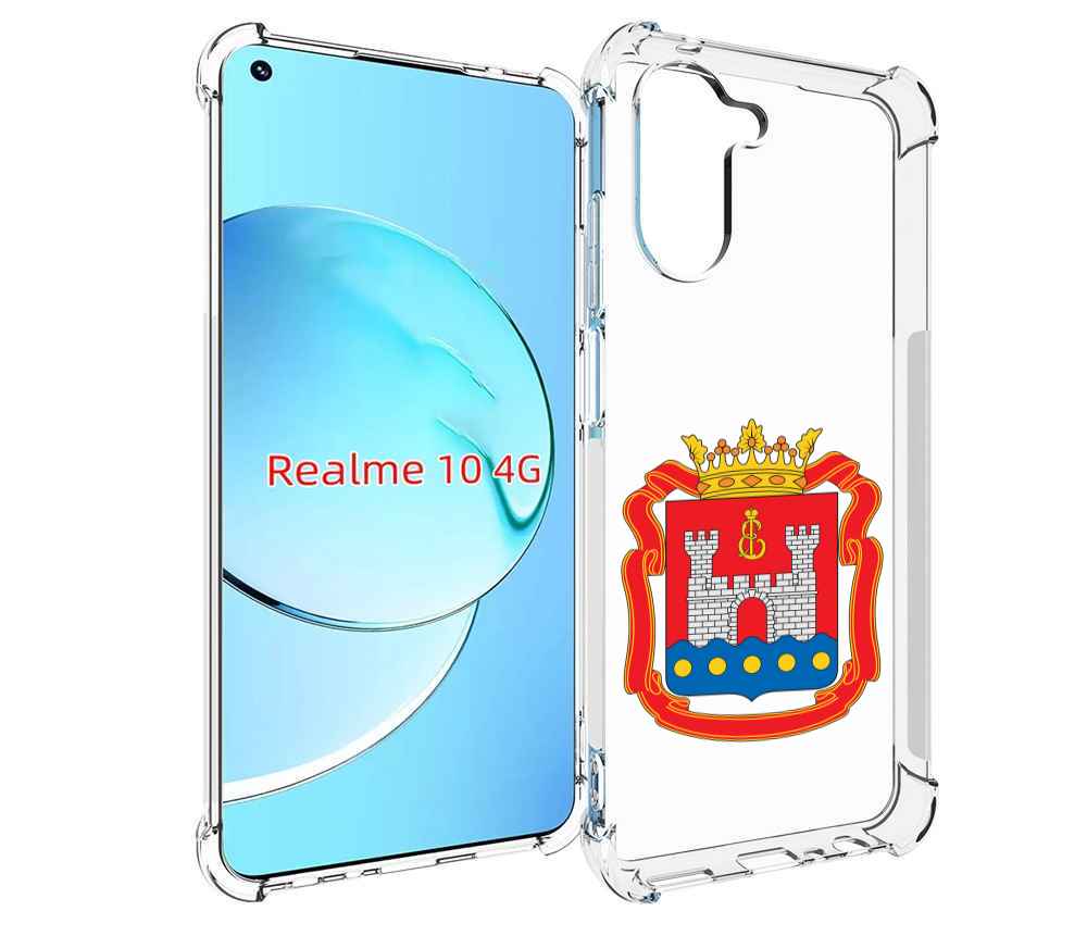 

Чехол MyPads герб-калининградская-область для Realme 10, Прозрачный, Tocco