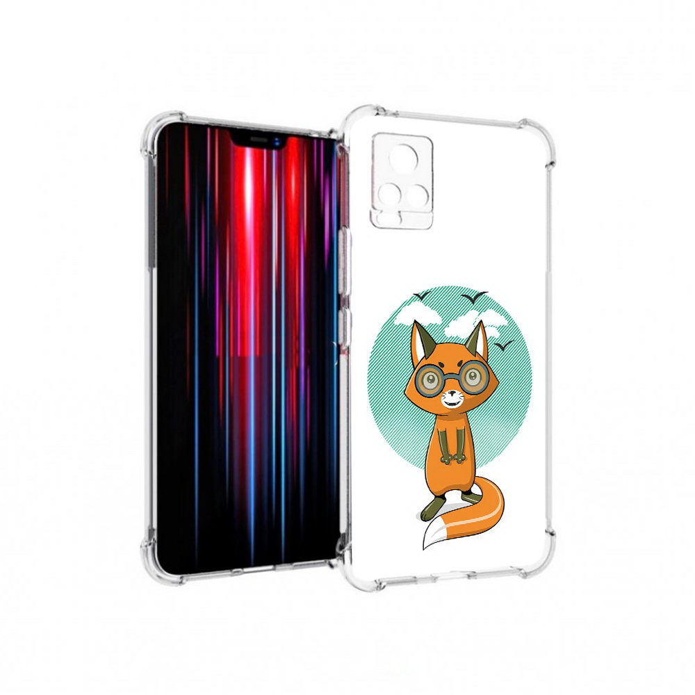 

Чехол MyPads Tocco для Vivo V20 PRO задумчивая лиса (PT226964.386.348), Прозрачный, Tocco