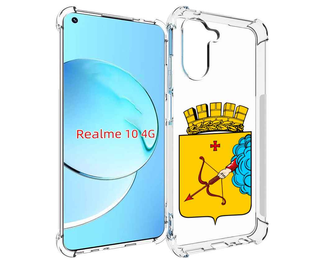 

Чехол MyPads герб-кировская-область для Realme 10, Прозрачный, Tocco