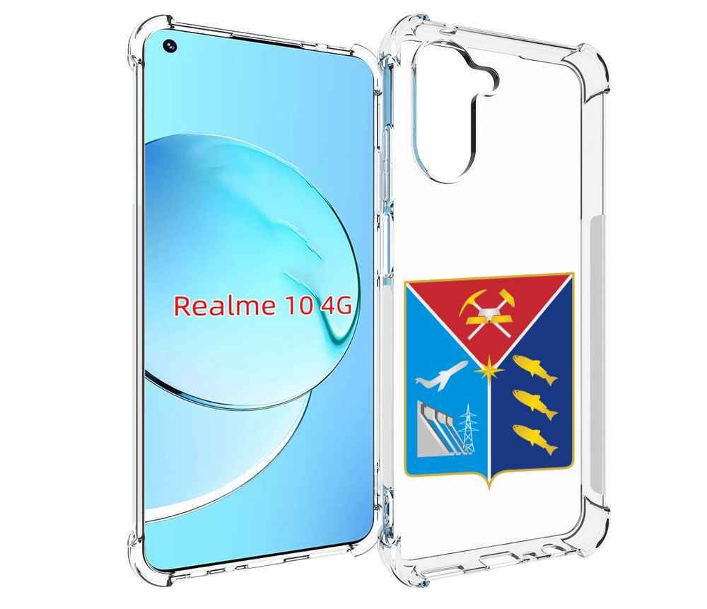 

Чехол MyPads герб-магаданская-область для Realme 10, Прозрачный, Tocco