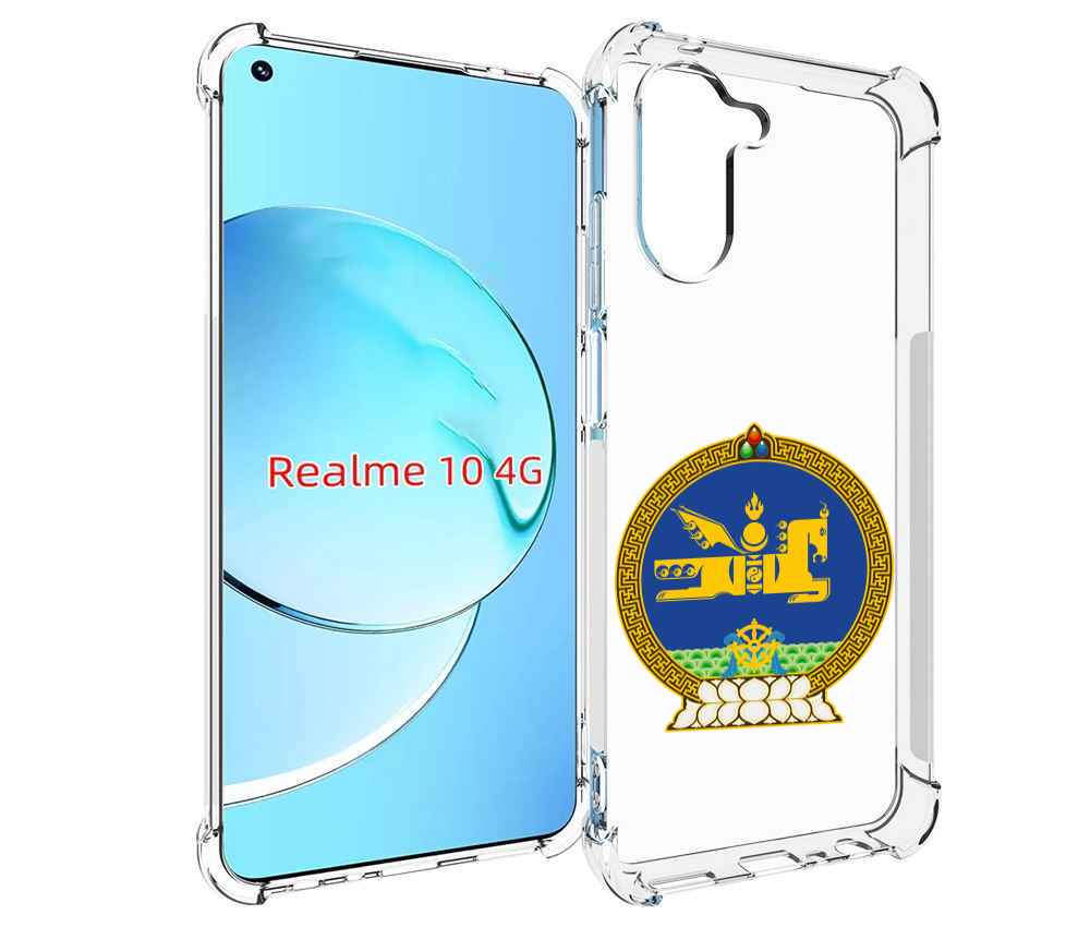 

Чехол MyPads герб-монголия для Realme 10, Прозрачный, Tocco