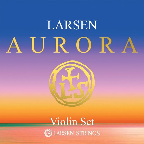 Струны для скрипки Larsen Strings Aurora 4/4 среднее натяжение струна Ре - алюминий