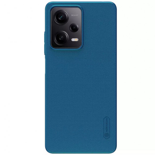 

Матовый чехол Nillkin Super Frosted Shield для Xiaomi Redmi Note 12 Pro 5G, синий, Super Frosted Shield