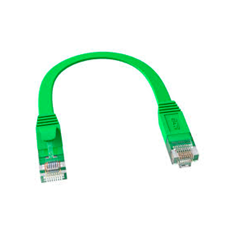 Патч-корд GCR RJ45 - RJ45 вилка-вилка 0.5м  зеленый