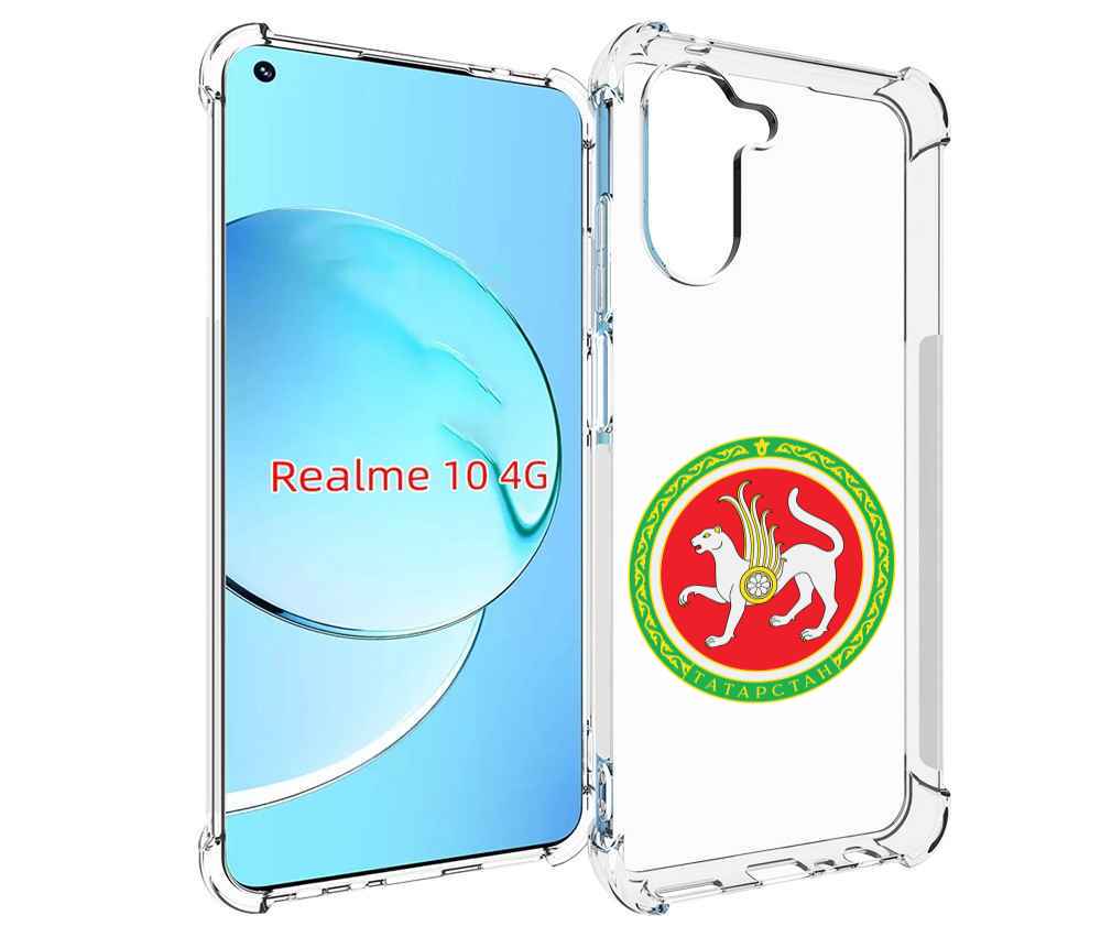 

Чехол MyPads герб-татарстан-казань для Realme 10, Прозрачный, Tocco