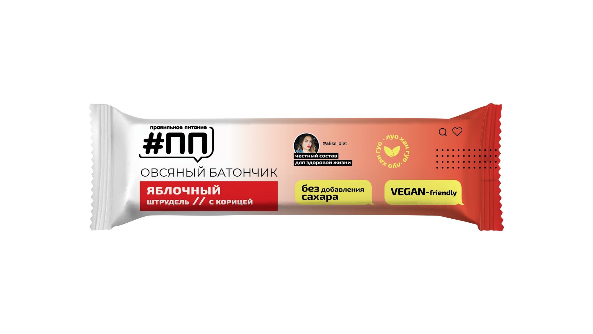 

Батончик #ПП овсяный яблочный штрудель с корицей 40 г