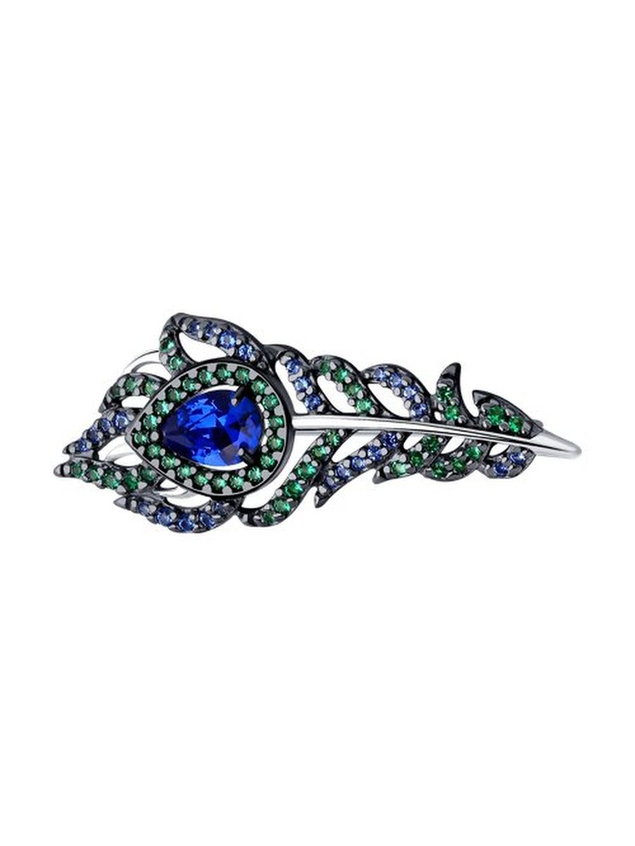 

Брошь из серебра TEO MAORI 894040276, фианит, 894040276