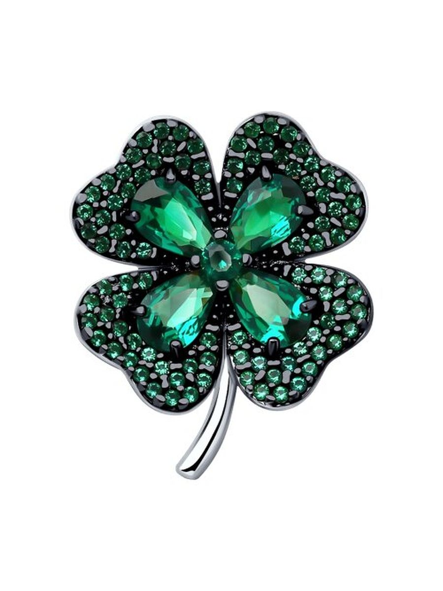 

Брошь из серебра TEO MAORI 894040279, фианит, 894040279