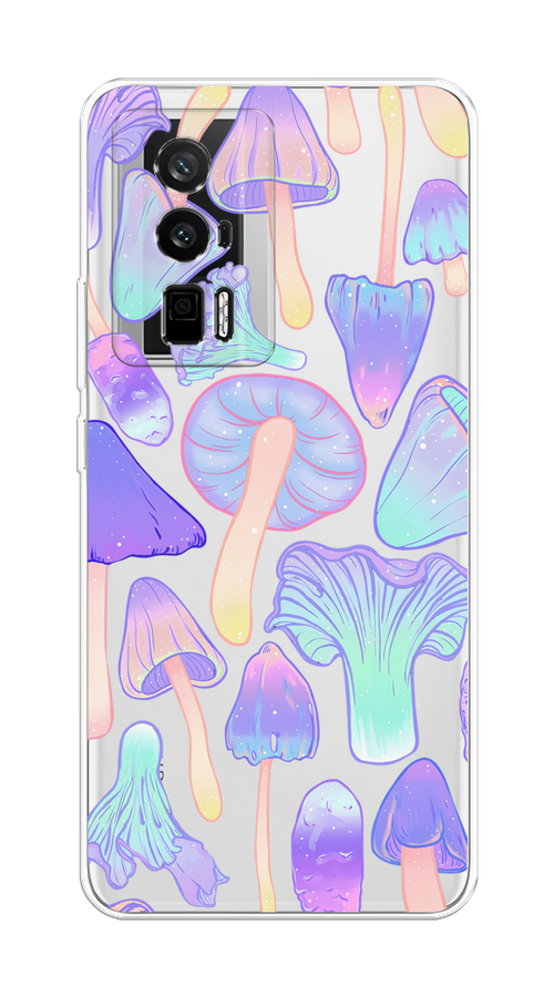 

Чехол на Xiaomi Redmi K60/Poco F5 Pro "Пастельные грибы", Фиолетовый;голубой, 317450-1