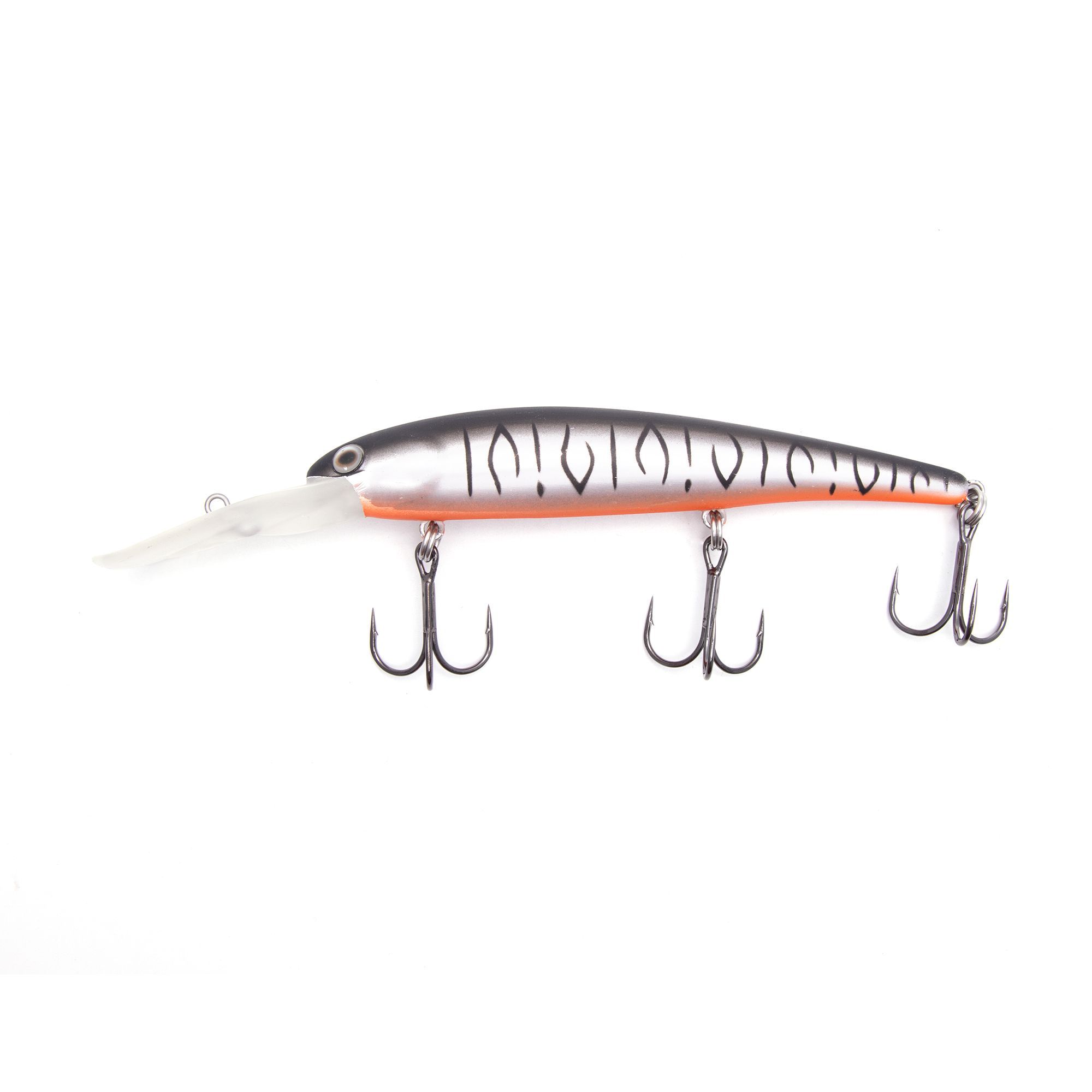 

Воблер Billy, L-120мм, 18 г, плавающий (6,0-8,0м), цвет №12, Черный;серебристый;оранжевый, Billy