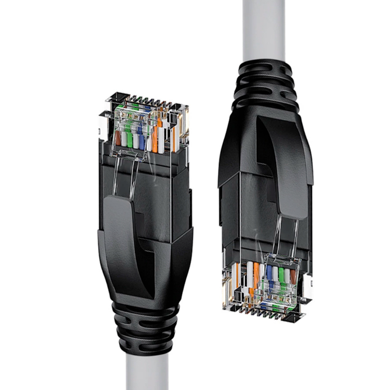 

Патч-корд NoBrand RJ45 - RJ45 вилка-вилка 3м серый
