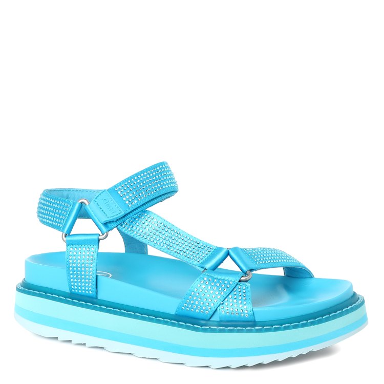 

Сандалии женские Ash UGO STRASS голубые 37 EU, Голубой, UGO STRASS