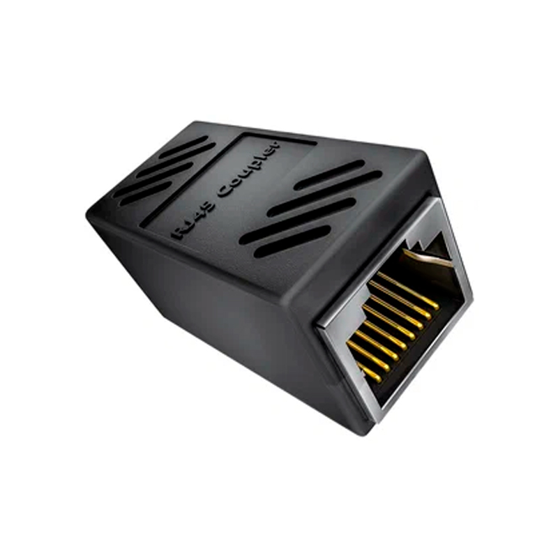 

Соединитель GCR RJ45 - RJ45 розетка-розетка м () черный