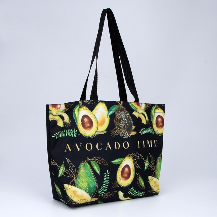 Пляжная сумка унисекс NAZAMOK Avocado time, разноцветный