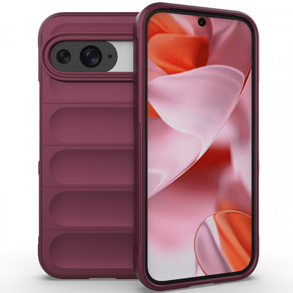 Чехол RosCase Flex Silicone для Google Pixel 9 / 9 Pro с микрофиброй