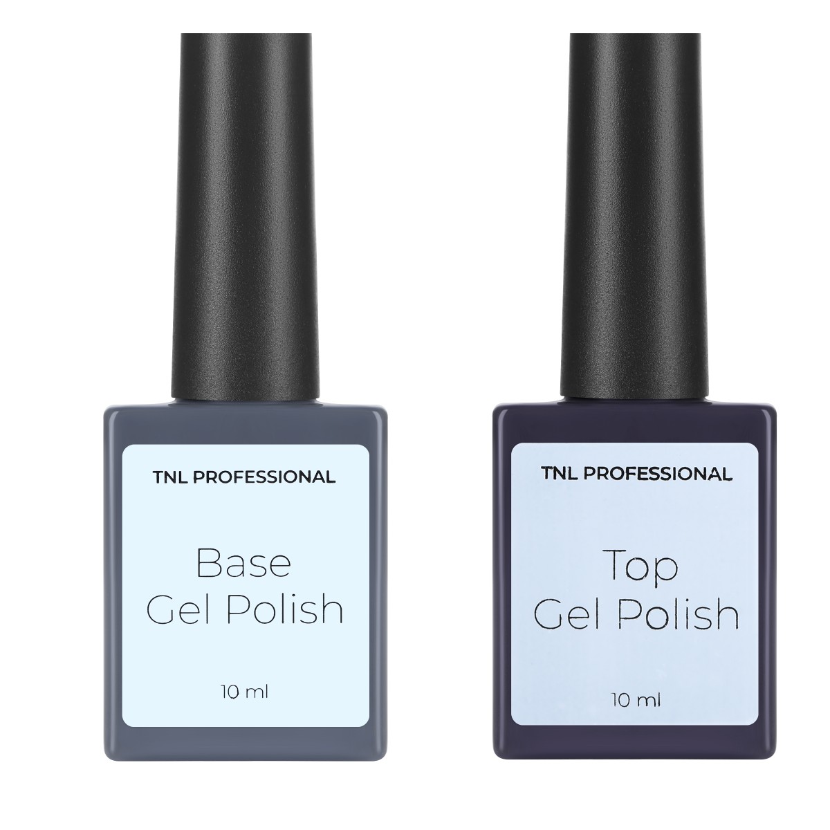 Набор для маникюра TNL база Base Gel Polish и топ Top Gel Polish для гель-лака по 10 мл